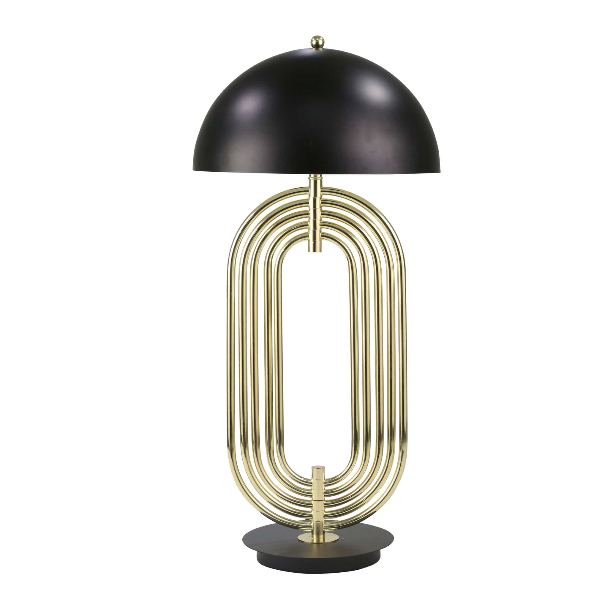 Gold art store deco lamp